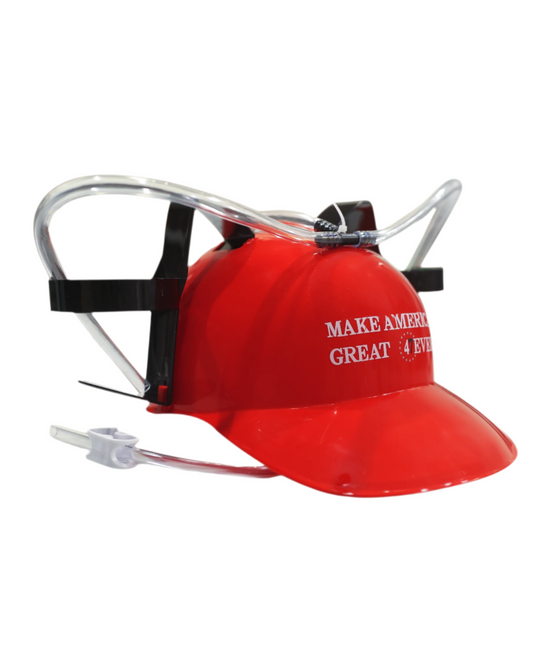 Collectible "Make America Great 4EVER" Novelty Drinking Helmet/Hat