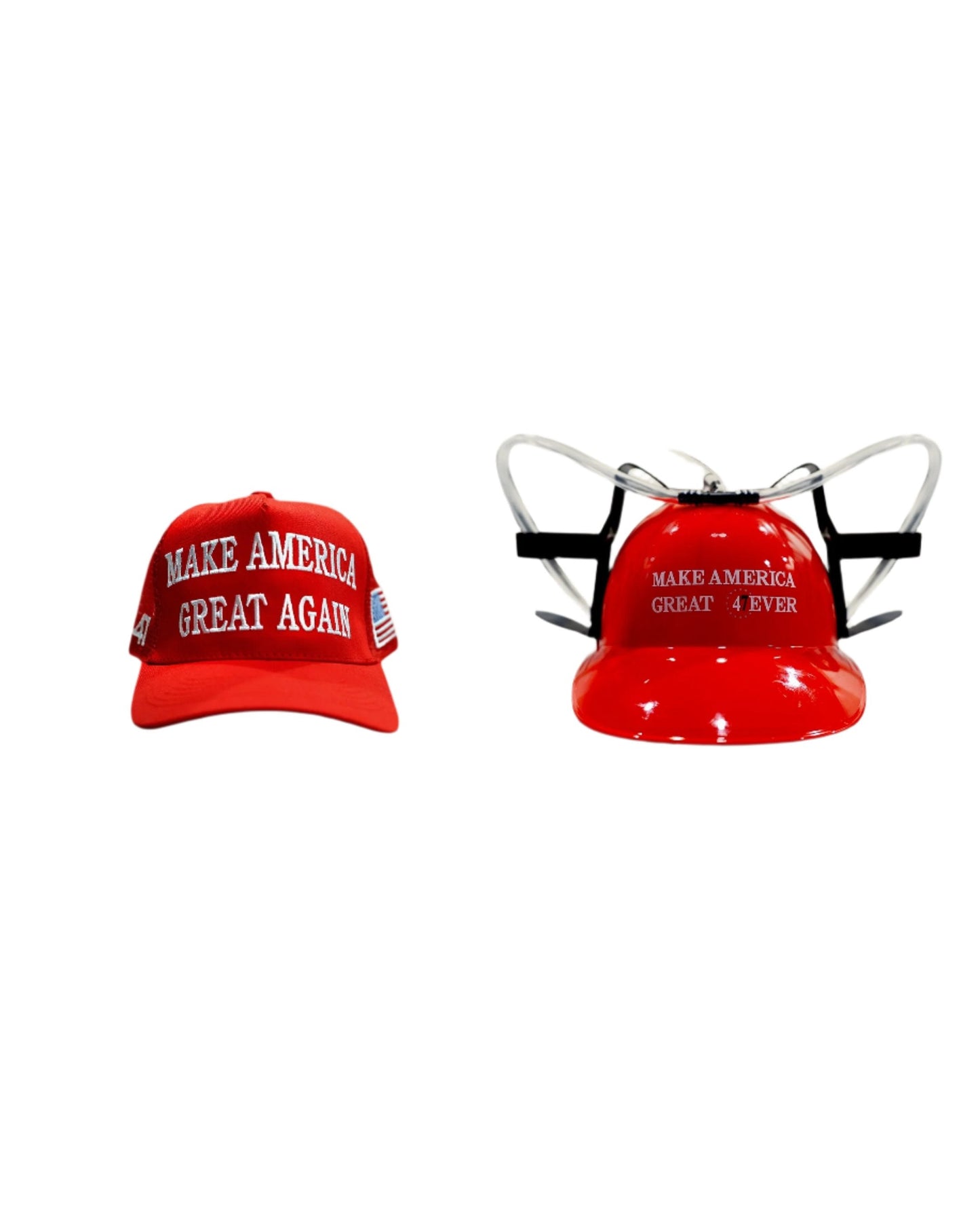 Collectible "Make America Great 4EVER" Novelty Drinking Helmet/Hat